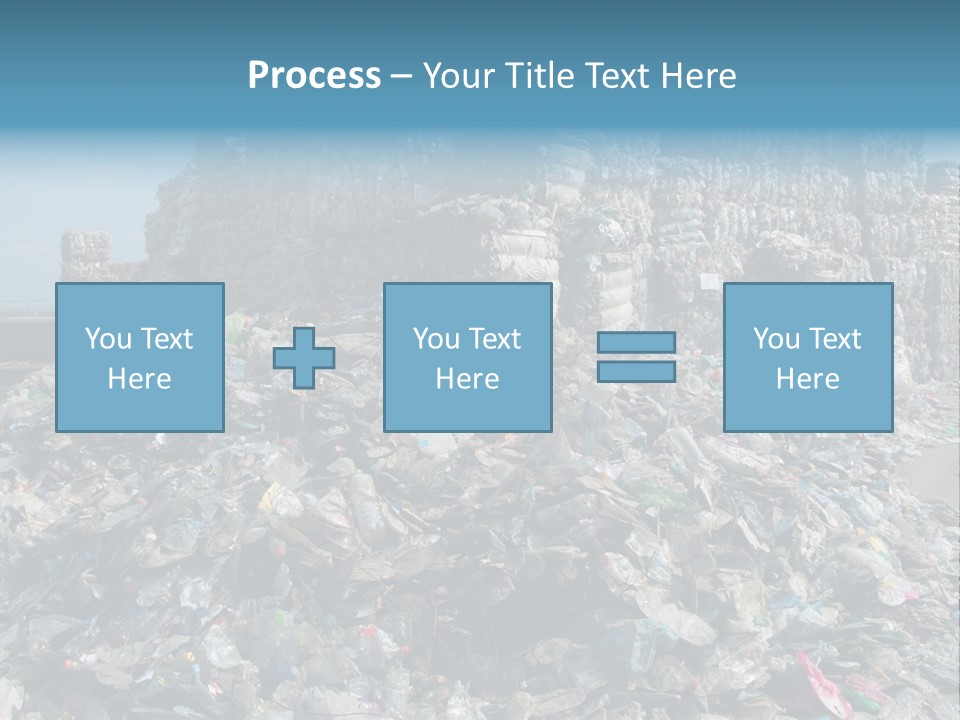 Bottles Pollution Polyethylene PowerPoint Template