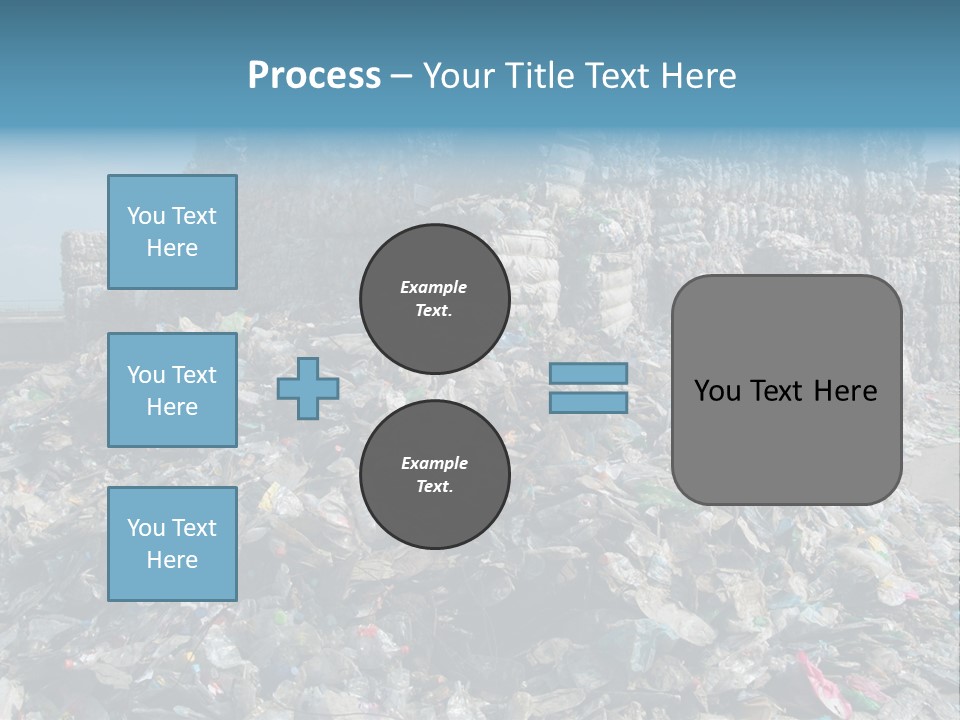 Bottles Pollution Polyethylene PowerPoint Template