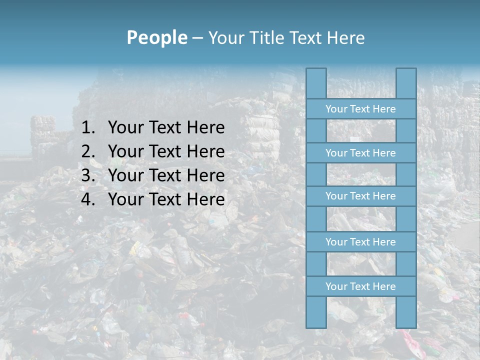 Bottles Pollution Polyethylene PowerPoint Template