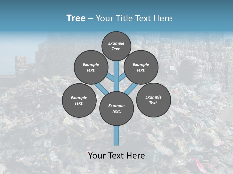 Bottles Pollution Polyethylene PowerPoint Template