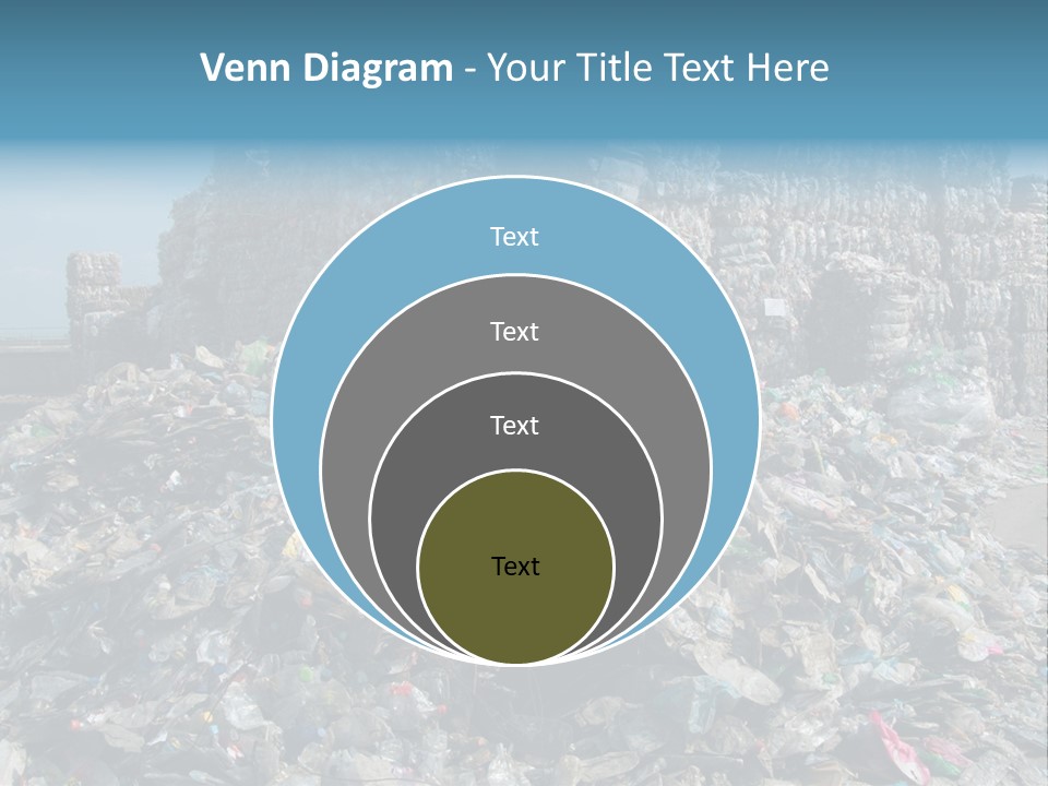 Bottles Pollution Polyethylene PowerPoint Template