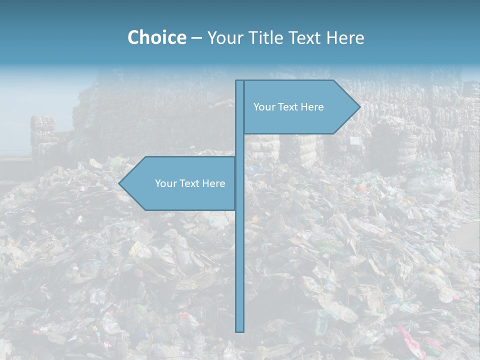 Bottles Pollution Polyethylene PowerPoint Template