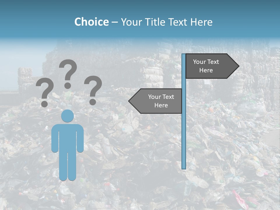 Bottles Pollution Polyethylene PowerPoint Template