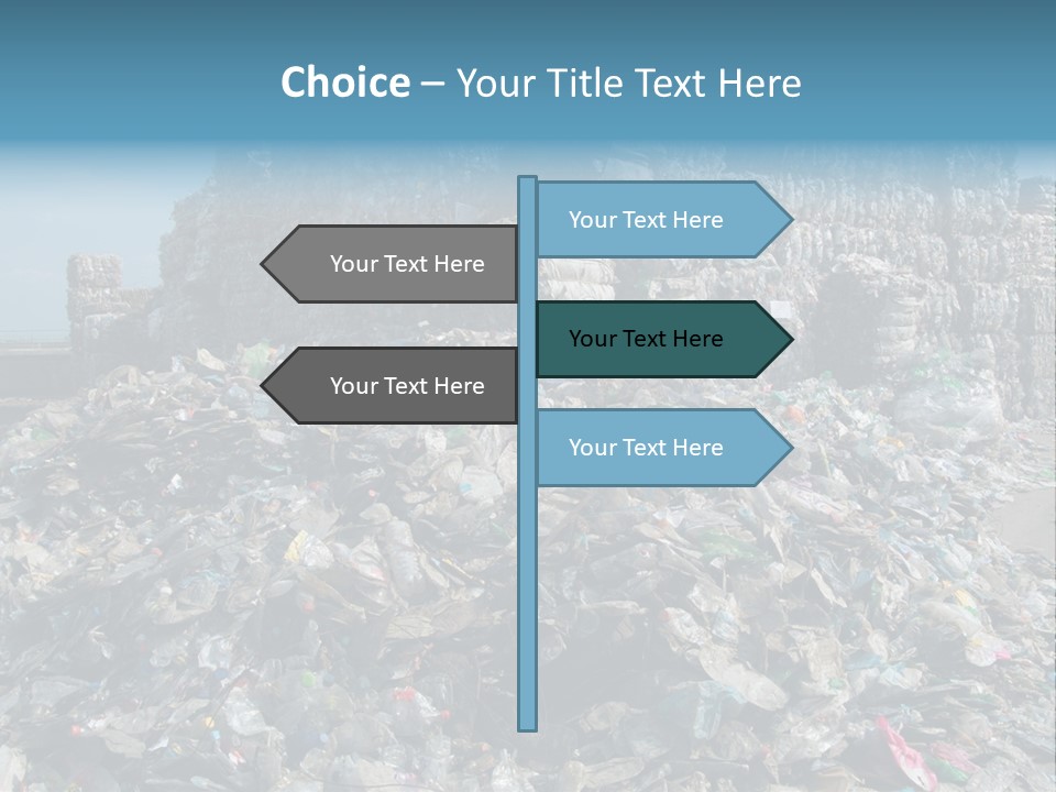 Bottles Pollution Polyethylene PowerPoint Template