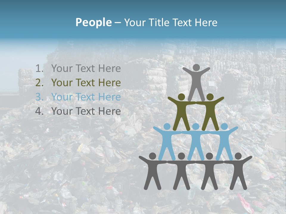 Bottles Pollution Polyethylene PowerPoint Template