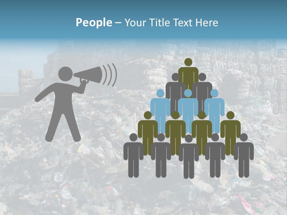 Bottles Pollution Polyethylene PowerPoint Template