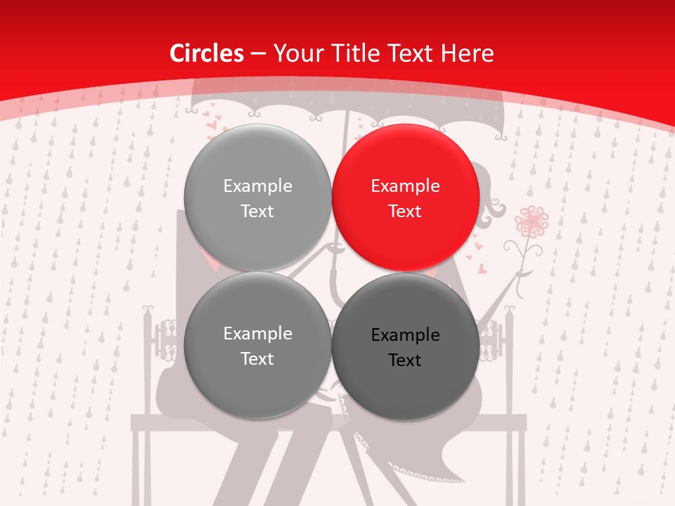 Lace Rain Modern PowerPoint Template