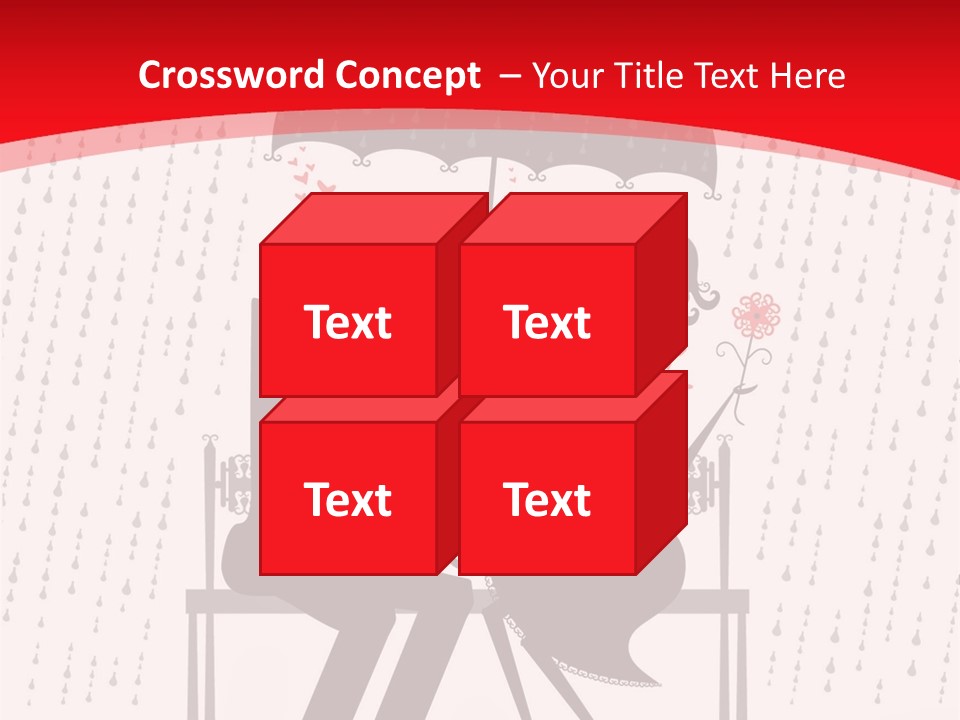 Lace Rain Modern PowerPoint Template