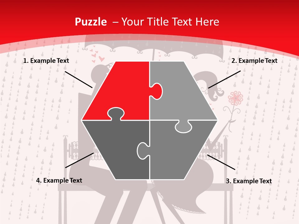 Lace Rain Modern PowerPoint Template