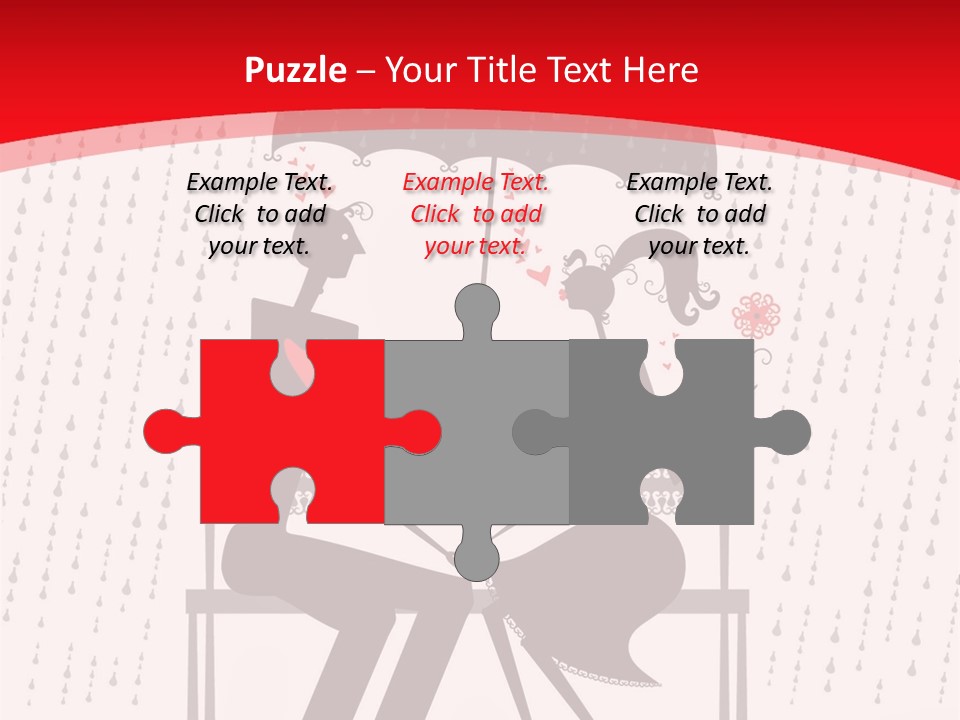 Lace Rain Modern PowerPoint Template