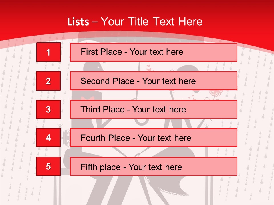 Lace Rain Modern PowerPoint Template