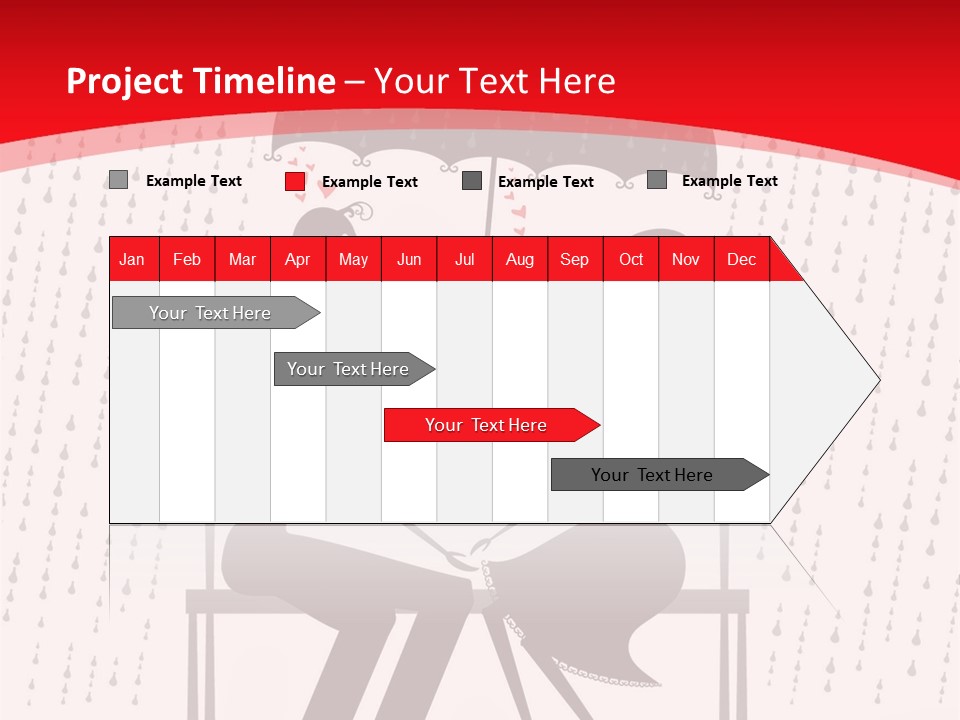 Lace Rain Modern PowerPoint Template