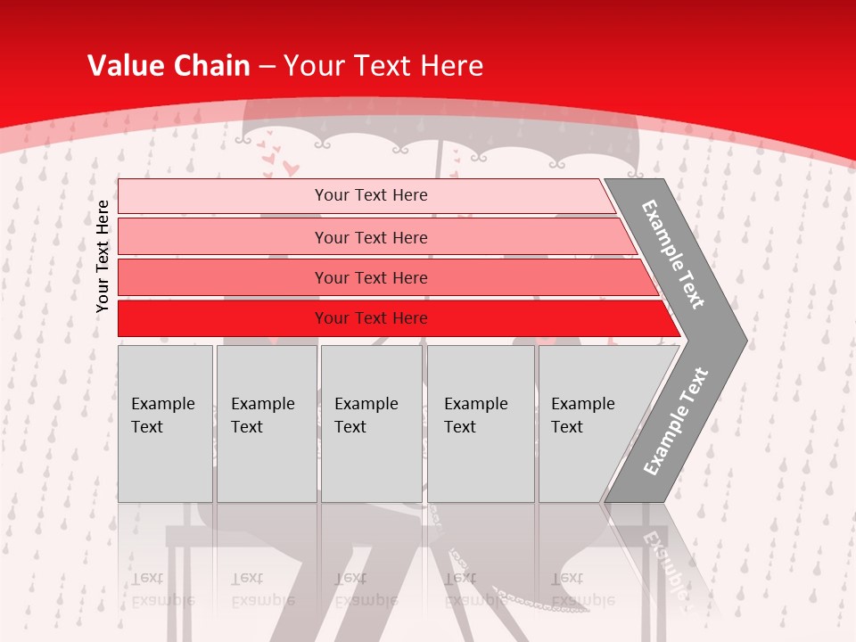 Lace Rain Modern PowerPoint Template