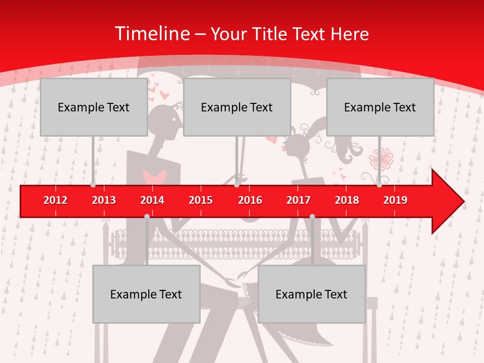 Lace Rain Modern PowerPoint Template