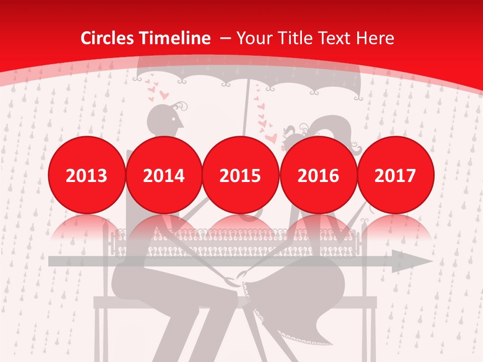 Lace Rain Modern PowerPoint Template