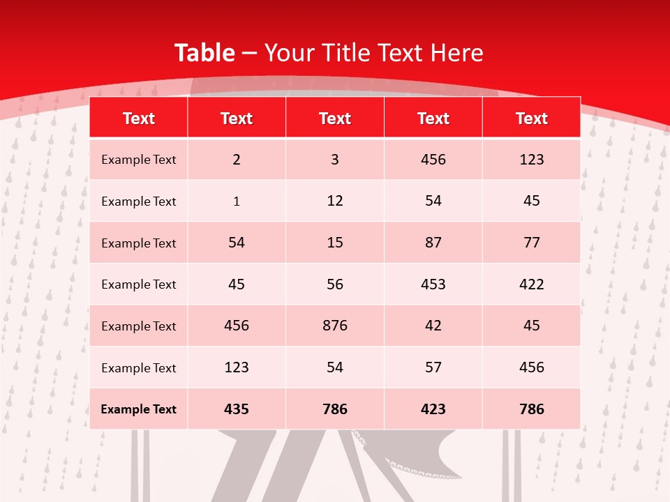 Lace Rain Modern PowerPoint Template