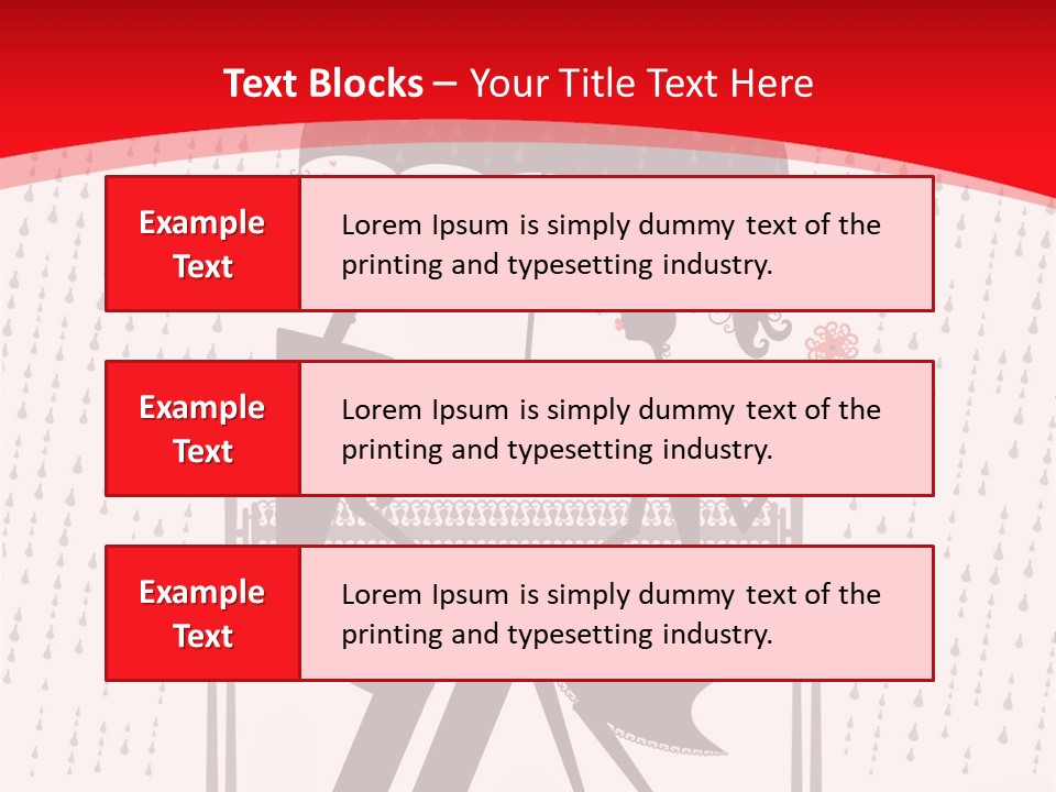 Lace Rain Modern PowerPoint Template