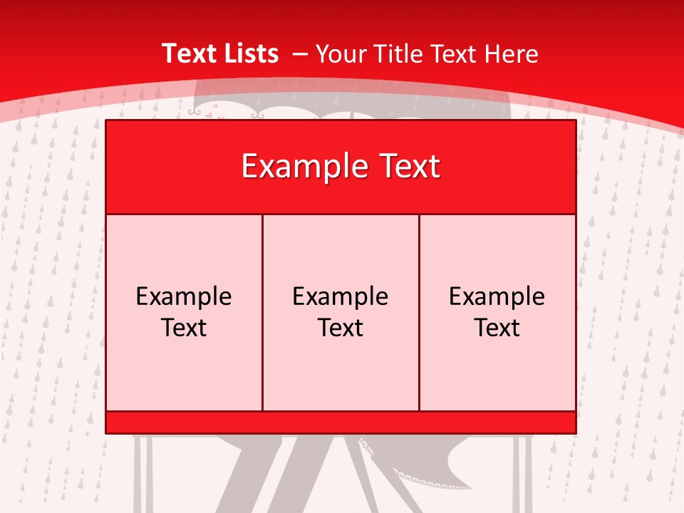 Lace Rain Modern PowerPoint Template