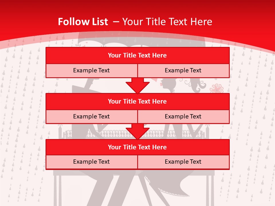 Lace Rain Modern PowerPoint Template