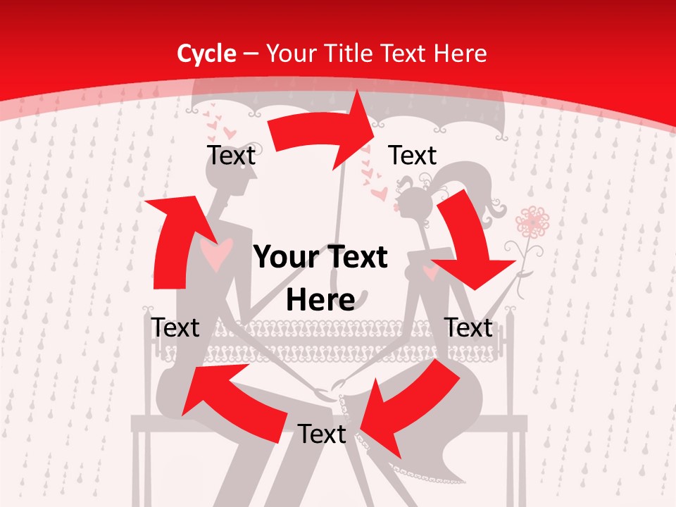 Lace Rain Modern PowerPoint Template