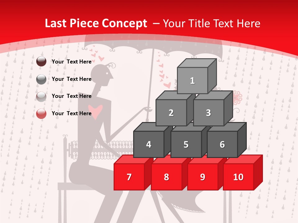 Lace Rain Modern PowerPoint Template