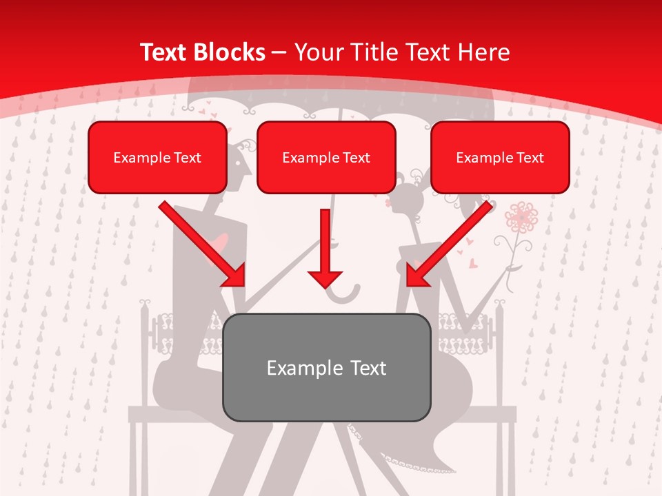 Lace Rain Modern PowerPoint Template