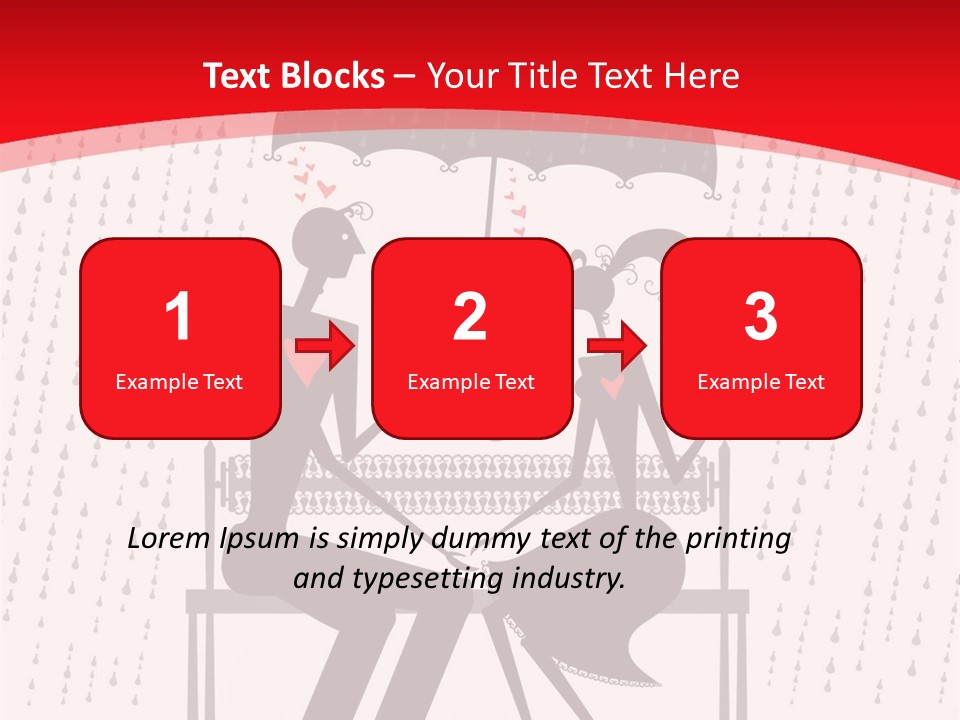 Lace Rain Modern PowerPoint Template