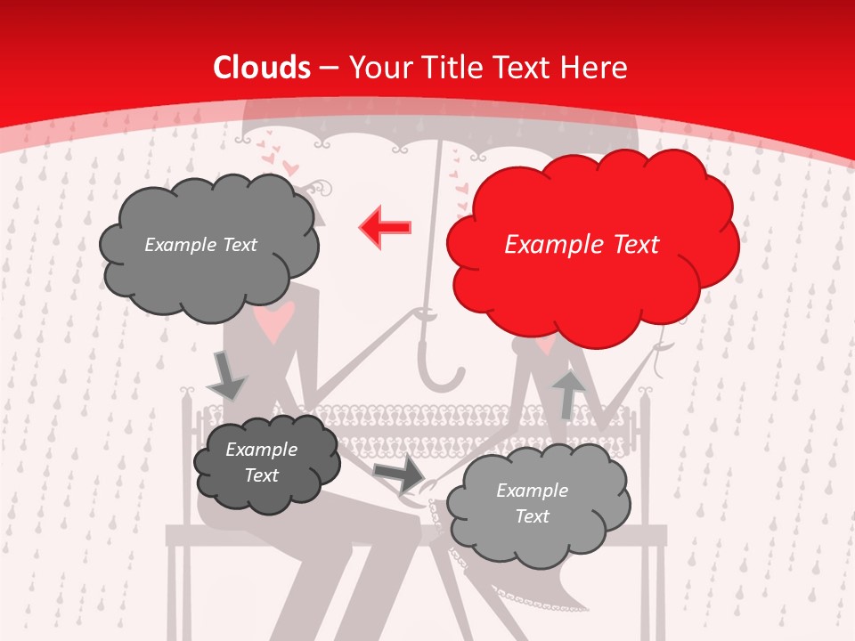 Lace Rain Modern PowerPoint Template