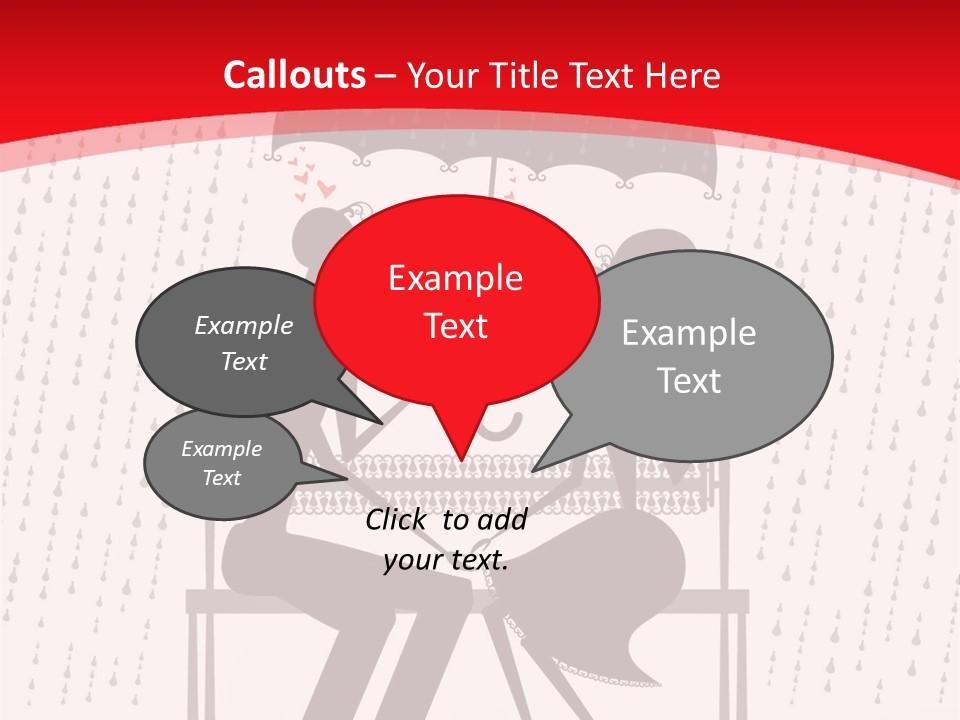 Lace Rain Modern PowerPoint Template