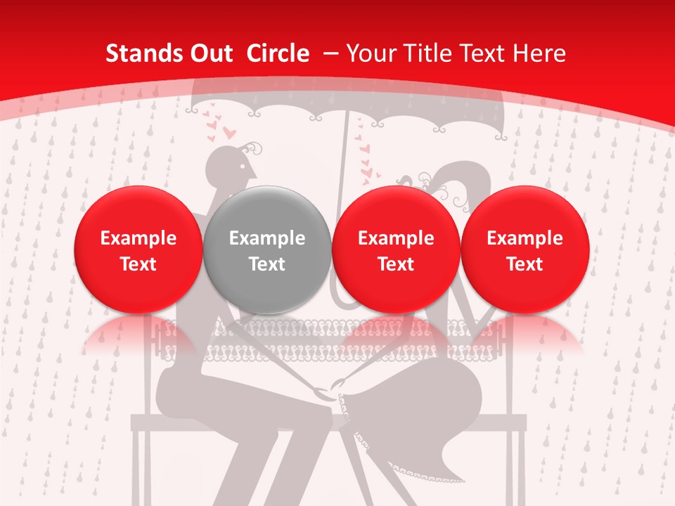 Lace Rain Modern PowerPoint Template