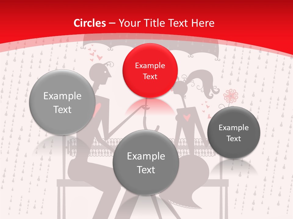 Lace Rain Modern PowerPoint Template