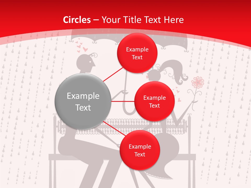 Lace Rain Modern PowerPoint Template