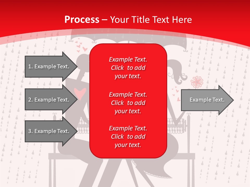 Lace Rain Modern PowerPoint Template