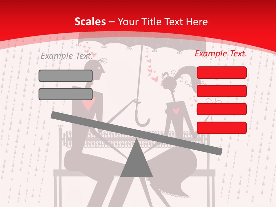 Lace Rain Modern PowerPoint Template