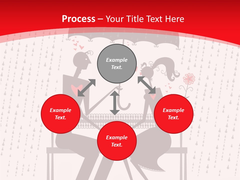 Lace Rain Modern PowerPoint Template
