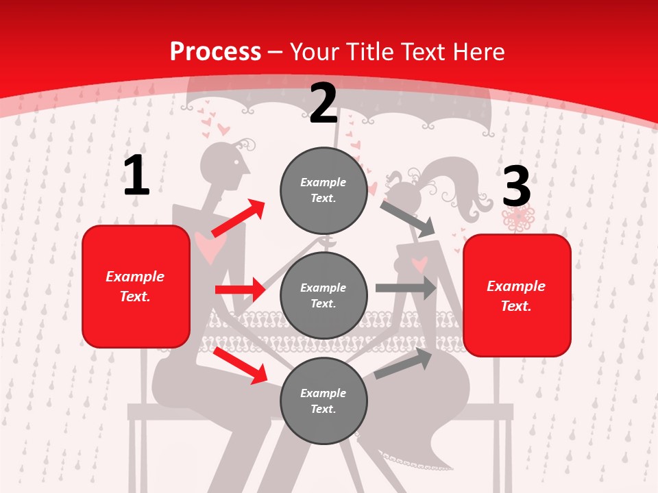 Lace Rain Modern PowerPoint Template