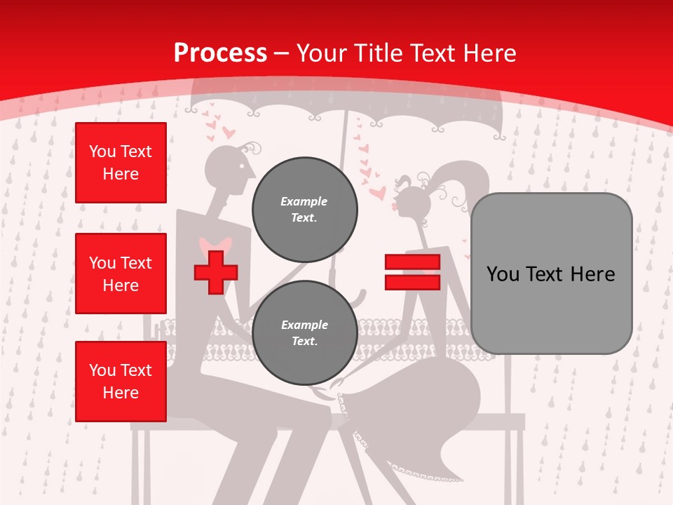 Lace Rain Modern PowerPoint Template