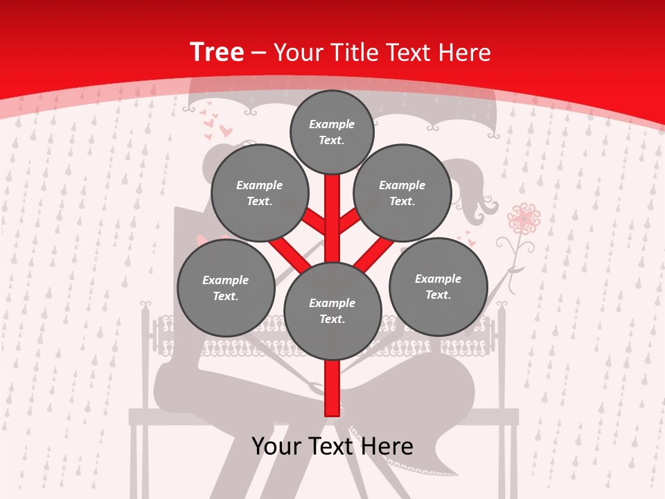 Lace Rain Modern PowerPoint Template
