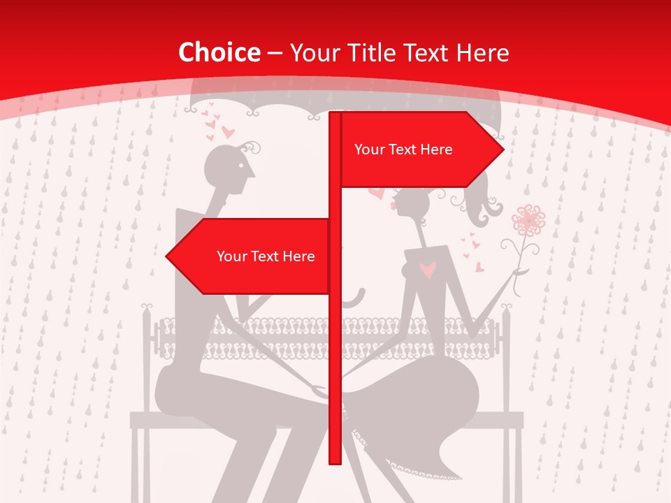 Lace Rain Modern PowerPoint Template