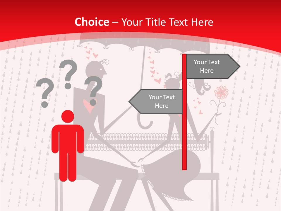 Lace Rain Modern PowerPoint Template