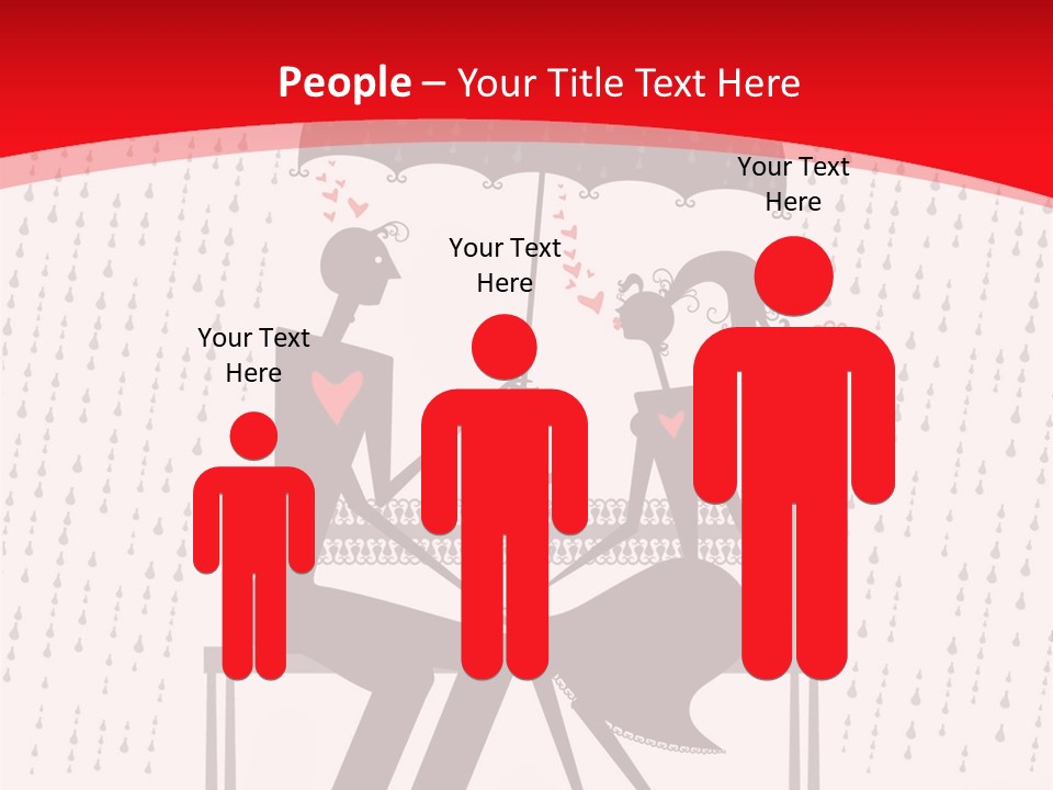 Lace Rain Modern PowerPoint Template