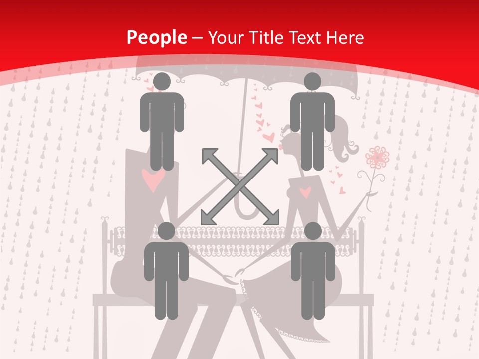 Lace Rain Modern PowerPoint Template