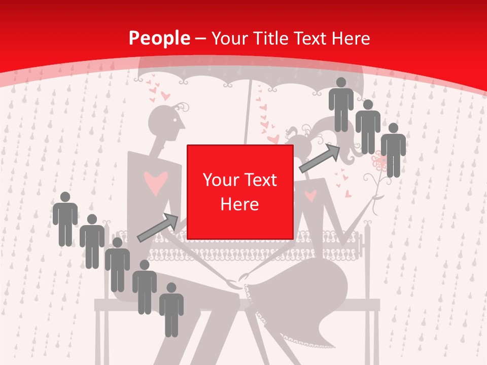 Lace Rain Modern PowerPoint Template