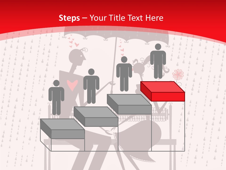 Lace Rain Modern PowerPoint Template