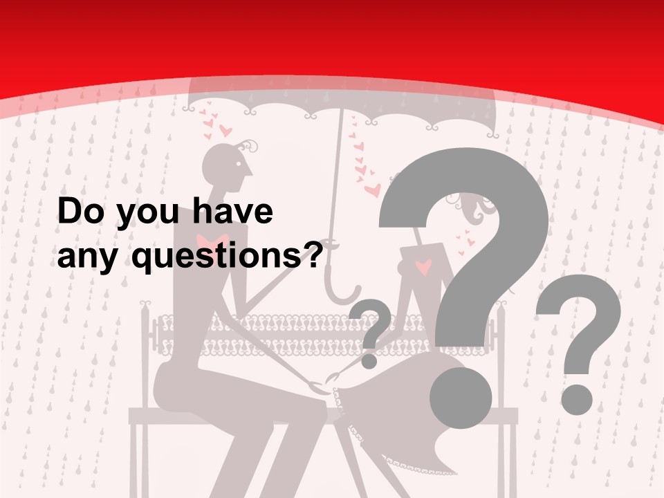 Lace Rain Modern PowerPoint Template