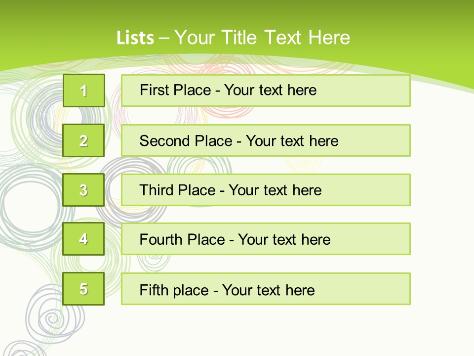 Color Wallpaper Childrens PowerPoint Template