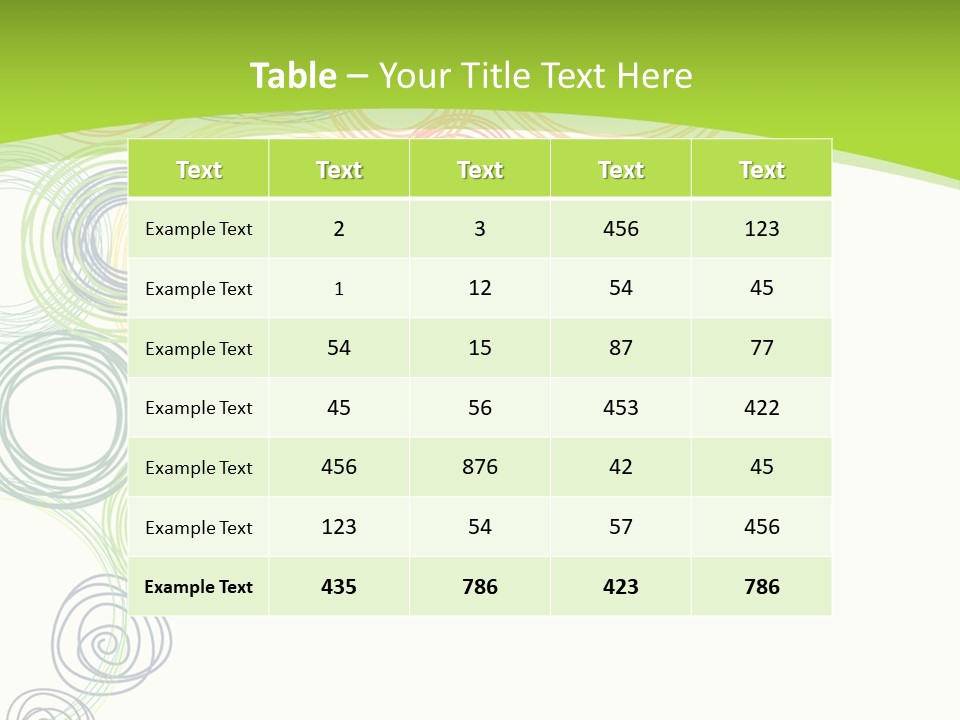 Color Wallpaper Childrens PowerPoint Template