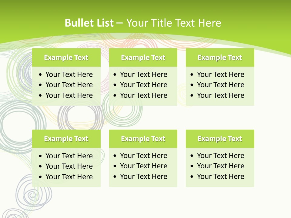 Color Wallpaper Childrens PowerPoint Template