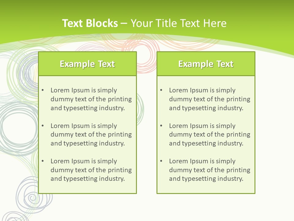 Color Wallpaper Childrens PowerPoint Template
