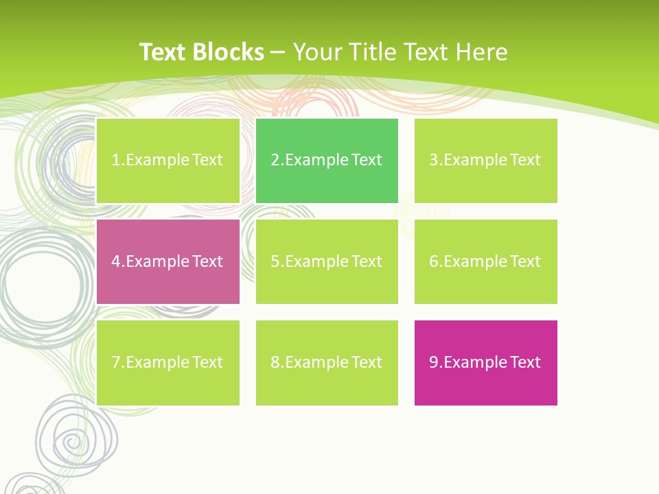 Color Wallpaper Childrens PowerPoint Template